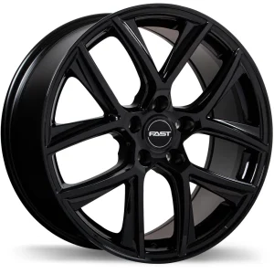 Fast Wheels – Tactic – Black – 16″x6.5″ 45mm – All weather Wheels – F220U-1665-65BN+45F671